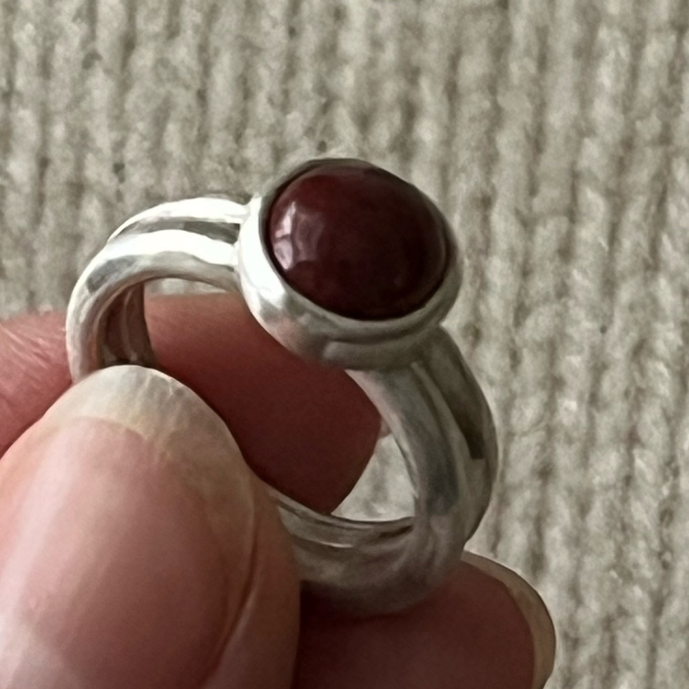 Handmade sterling silver ring